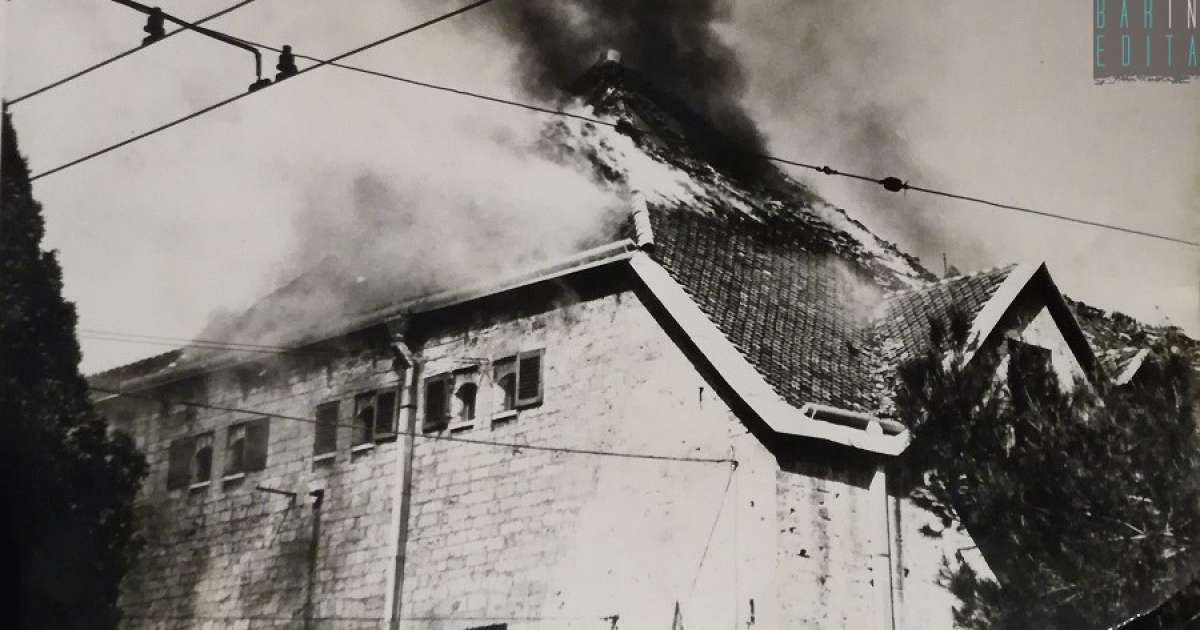 Bari, 7 aprile 1973: la Chiesa Russa va a fuoco. Ecco le foto inedite dell'incendio 